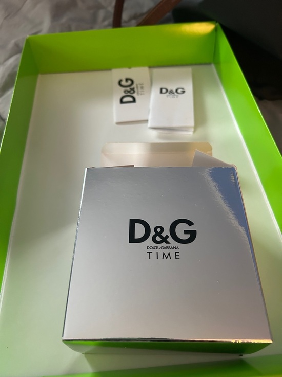 D&G Women\'s Rectangular Watch in Cream and Silver main image 4